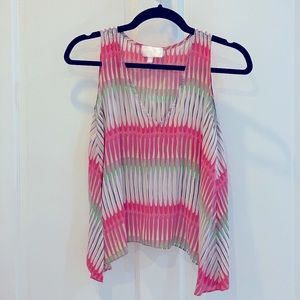 Alexis silk sleeveless top